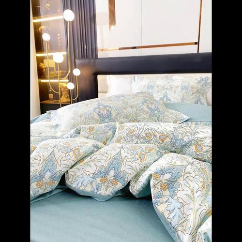 AUSSINO澳西奴| 全棉四件套100纯棉高级轻奢质感4件套床上用品